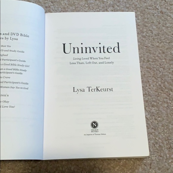 Uninvited By Lysa Terkeurst - Picture 3 of 3